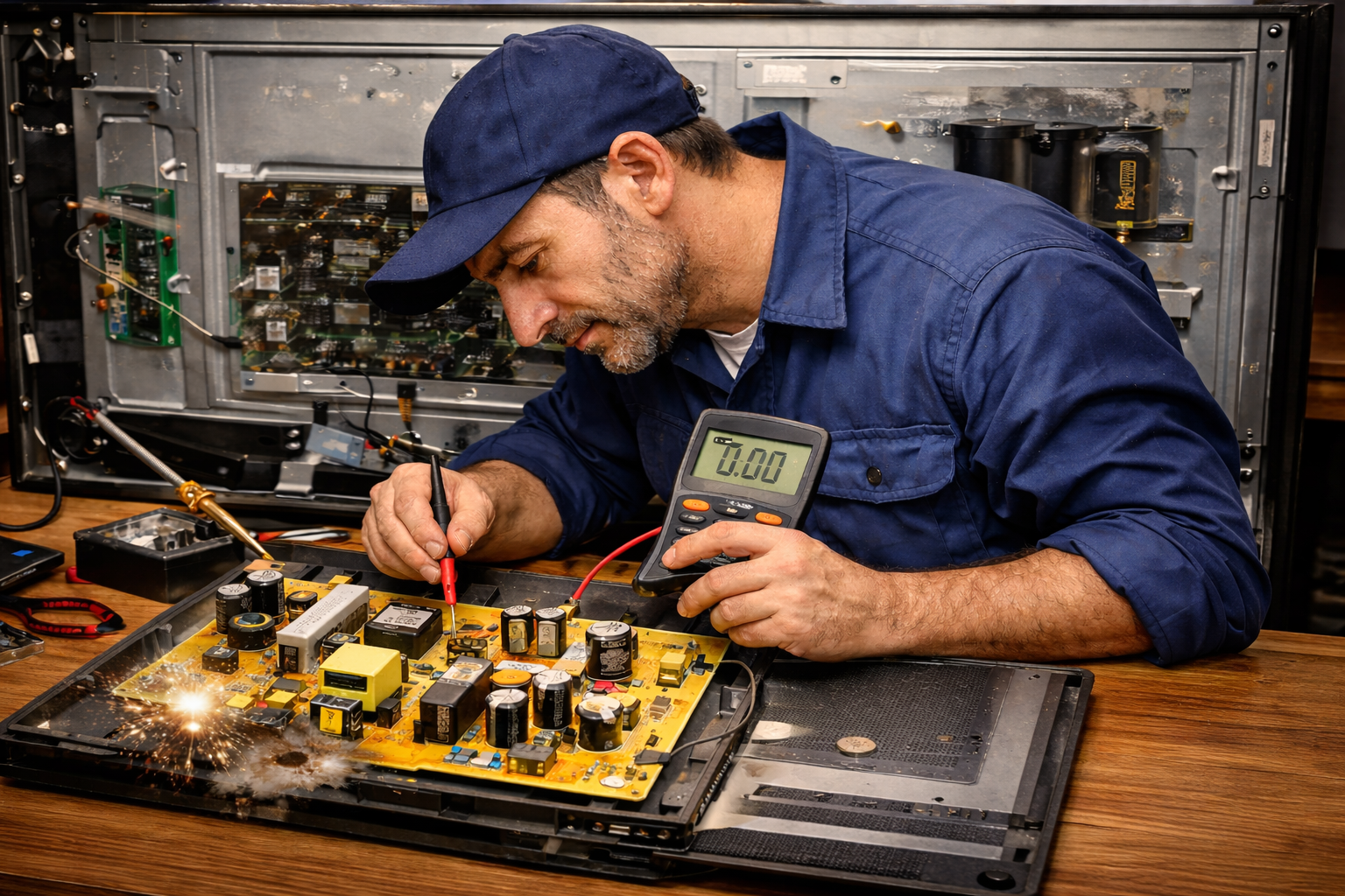 Tarsus TV Güç Kartı ve Besleme Tamiri